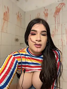 KatheOlson - Blowjob with the bremplant + saliva in t