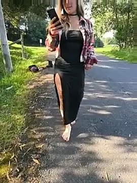 VALELUXX - Show tits on the road 🔥😈🎃