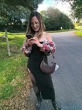 VALELUXX - Show tits on the road 🔥😈🎃