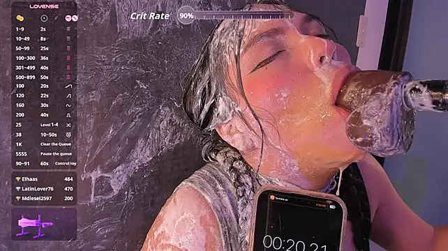 Honey_Jenny_1 - saliva onface and boobs