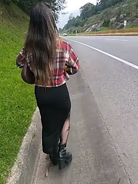Erikthor - flashing breasts on the highway🔥❤️
