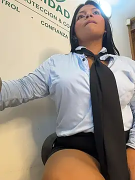 Emilly__Bown_ - taking off your skirt at work