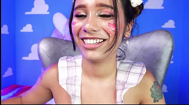 Foxy_samy - destroyed make up with sloppy saliva