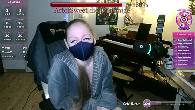 ArtofSweet - playing Piano
