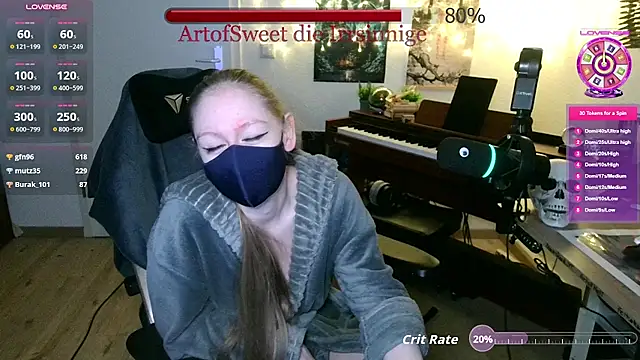 ArtofSweet - playing Piano