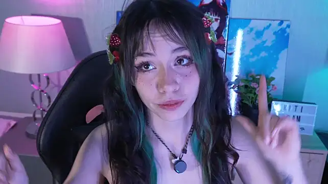 Kitticam - blowjob+saliva and slap face 💦