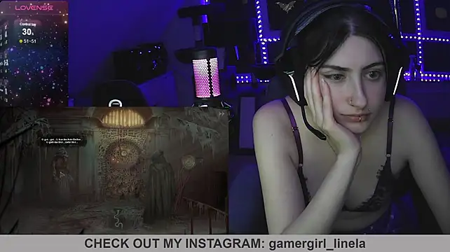 Gamergirl-Linela - LT Gets Dildo Blowjob Video