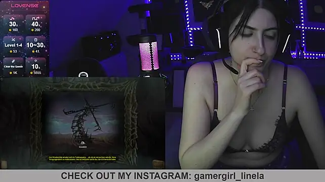 Gamergirl-Linela - LT Gets Dildo Blowjob Video