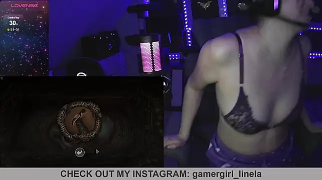 Gamergirl-Linela - LT Gets Dildo Blowjob Video