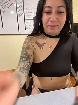 MeganCollins - sucking a dildo on the desk