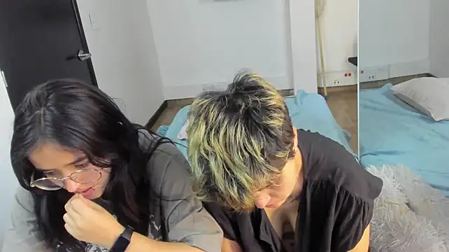 Andy_and_amber - Touch and lick nipples