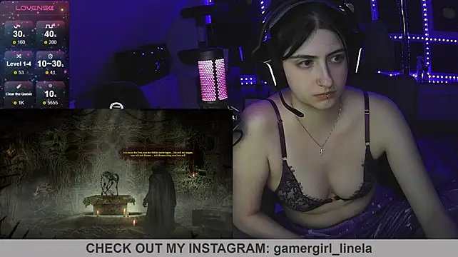 Gamergirl-Linela - LT Gets Dildo Blowjob Video