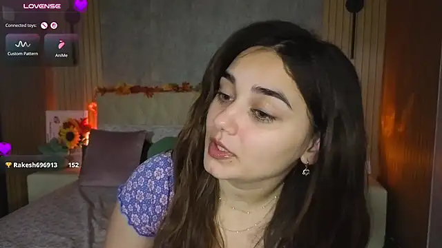 KatarinaHeaven - caress breast close to cam