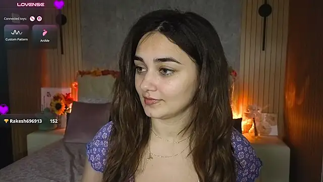 KatarinaHeaven - caress breast close to cam