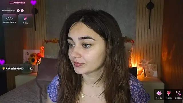 KatarinaHeaven - caress breast close to cam