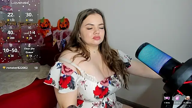 MonikaCharming - bounce big boobs + tongue tease: