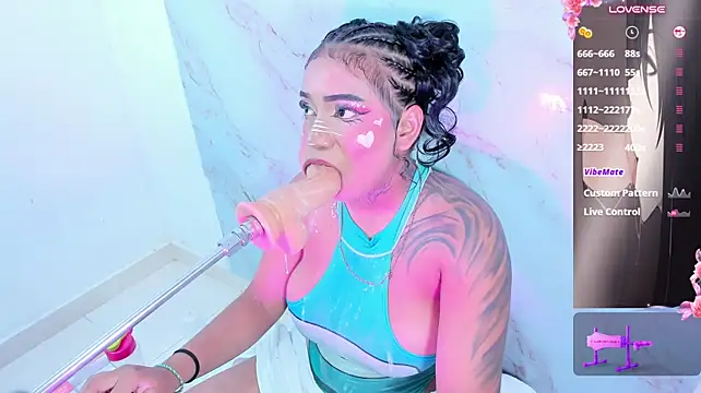Leticia_lynn1 - control 5 minutes + milk face