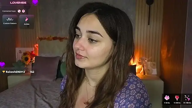 KatarinaHeaven - caress breast close to cam