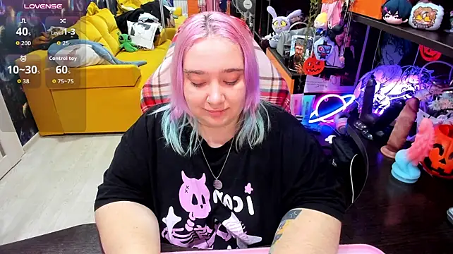 Softie_Sofy - Pussyfuck with black big toy~( •̀ ω •́ )