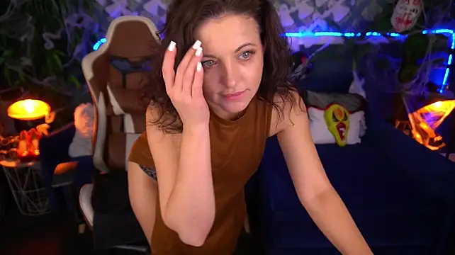 Dafni_Monn - play with dildo, cum show