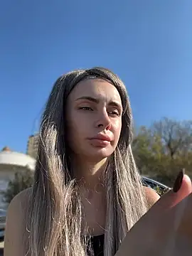 SandraCarter - Play with nipples in park