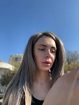SandraCarter - Play with nipples in park