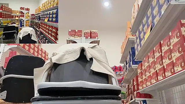 Sneaky_Cumshoot - Sneaky masturbating under Mart cashier