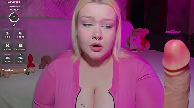 LilyLike - saliva on naked boobs