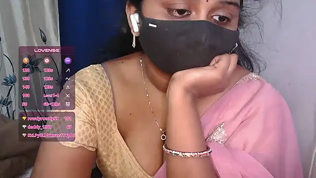 Pavani-Darling - ice on boobs in 5 mins