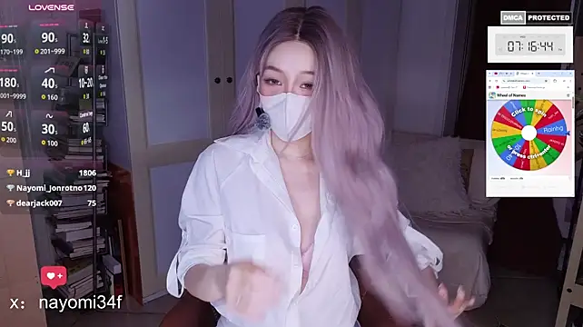 Nayomi_34f - m腿 完成者小粉控制一分钟