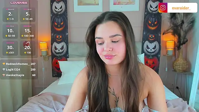 EvaRaider - naked blowjob