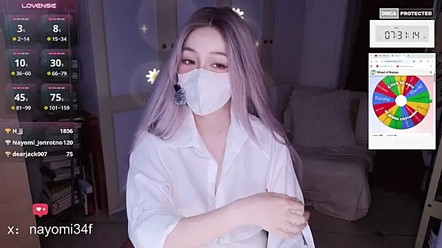 Nayomi_34f - m腿 完成者小粉控制一分钟