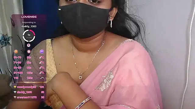 Pavani-Darling - ice on boobs in 5 mins