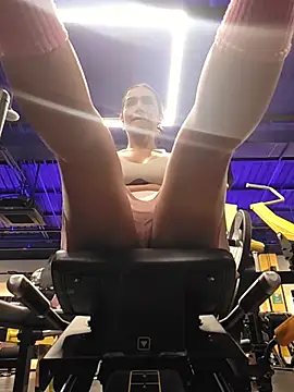 Coraline__dk2 - Full naked Bathroom gym , Full toy 15s