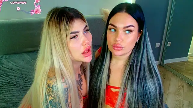 Katerine_Monroe - lick eachother nipples