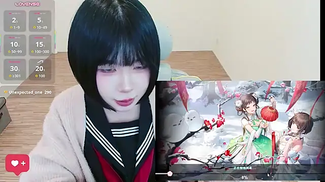 JOJOSAMA0813 - 穿情趣衣播到下班
