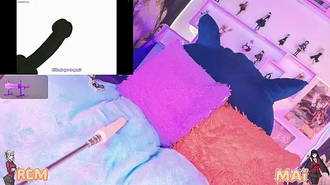 Mai-- - kiss between mai and rem😻😻