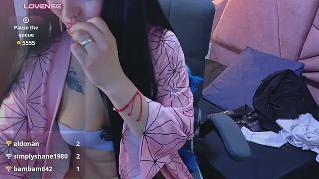 Alexa_muz - sucking a dildo - teasing