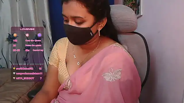 Pavani-Darling - ice on boobs in 5 mins
