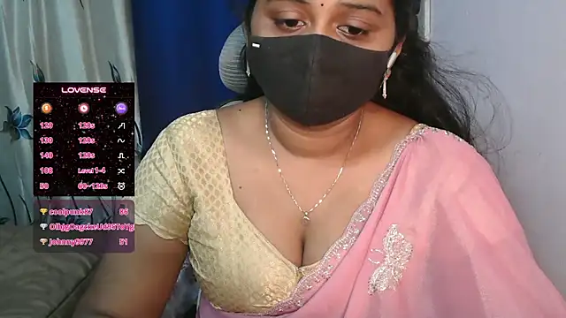 Pavani-Darling - ice on boobs in 5 mins