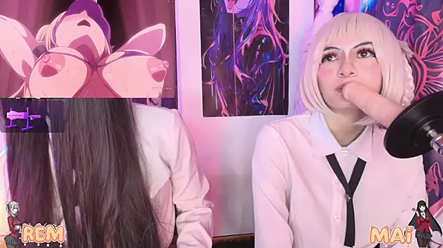 Mai-- - suck fingers+ahegao+Kimochi 😻