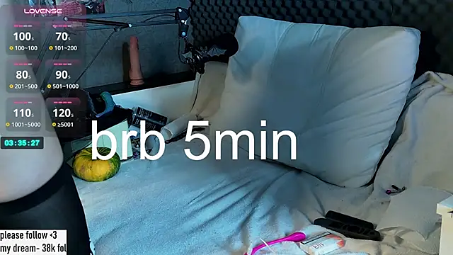 Fluffy_Cloude - ride dilldo 4 min (pussy)