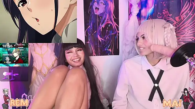 Mai-- - kiss with lots of spit, tongue🥰🥰