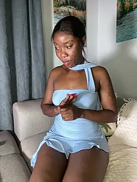 PrettytallEbonyxxx - Oily show and twerk