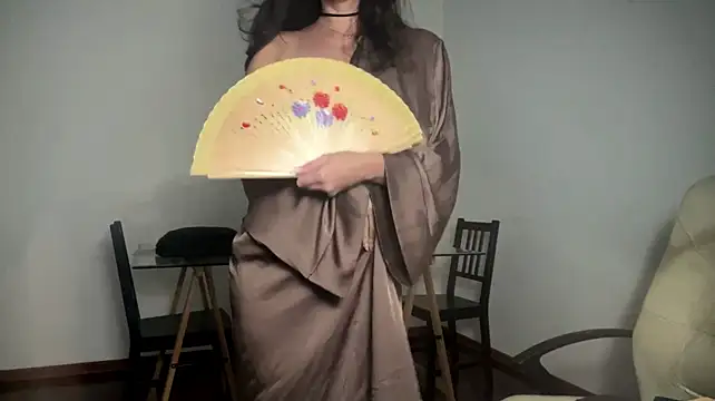 AvaStone_ - unbutton the dressing gown and tease