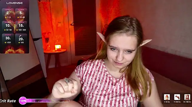 Luna404 - Playing with ice on the body