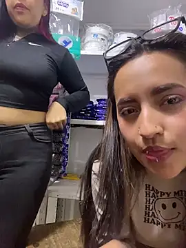 NaraAndNyla - Suck tits In store 🍒🍒🍒