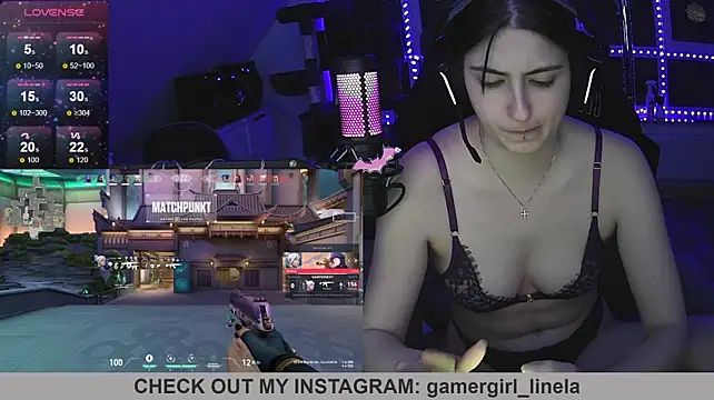 Gamergirl-Linela - LT Gets Shower Video