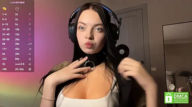 ReikoBartone - Eye contact + lick finger!