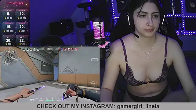Gamergirl-Linela - LT Gets Shower Video